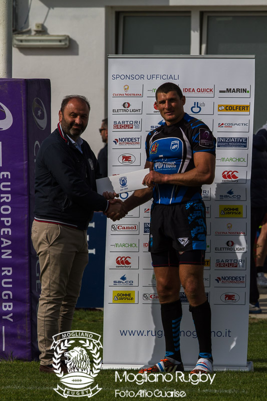 Qualifying Cup di rugby, Continental Shield, 2016/2017, Stadio Quaggia di Mogliano Veneto, 01/04/2017, Mogliano Rugby Vs Enisei Stm, Photo Alfio Guarise